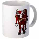 cow Christmas mugs