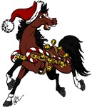 Christmas horse shirts and gifts